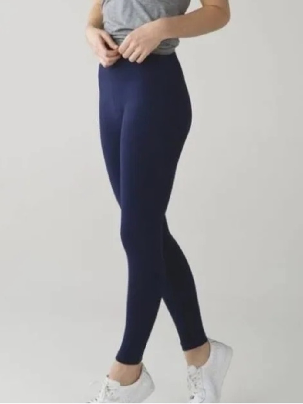Lululemon Flow & Go Seamless Perforated Leggings Hero Blue (Navy)- Size 4